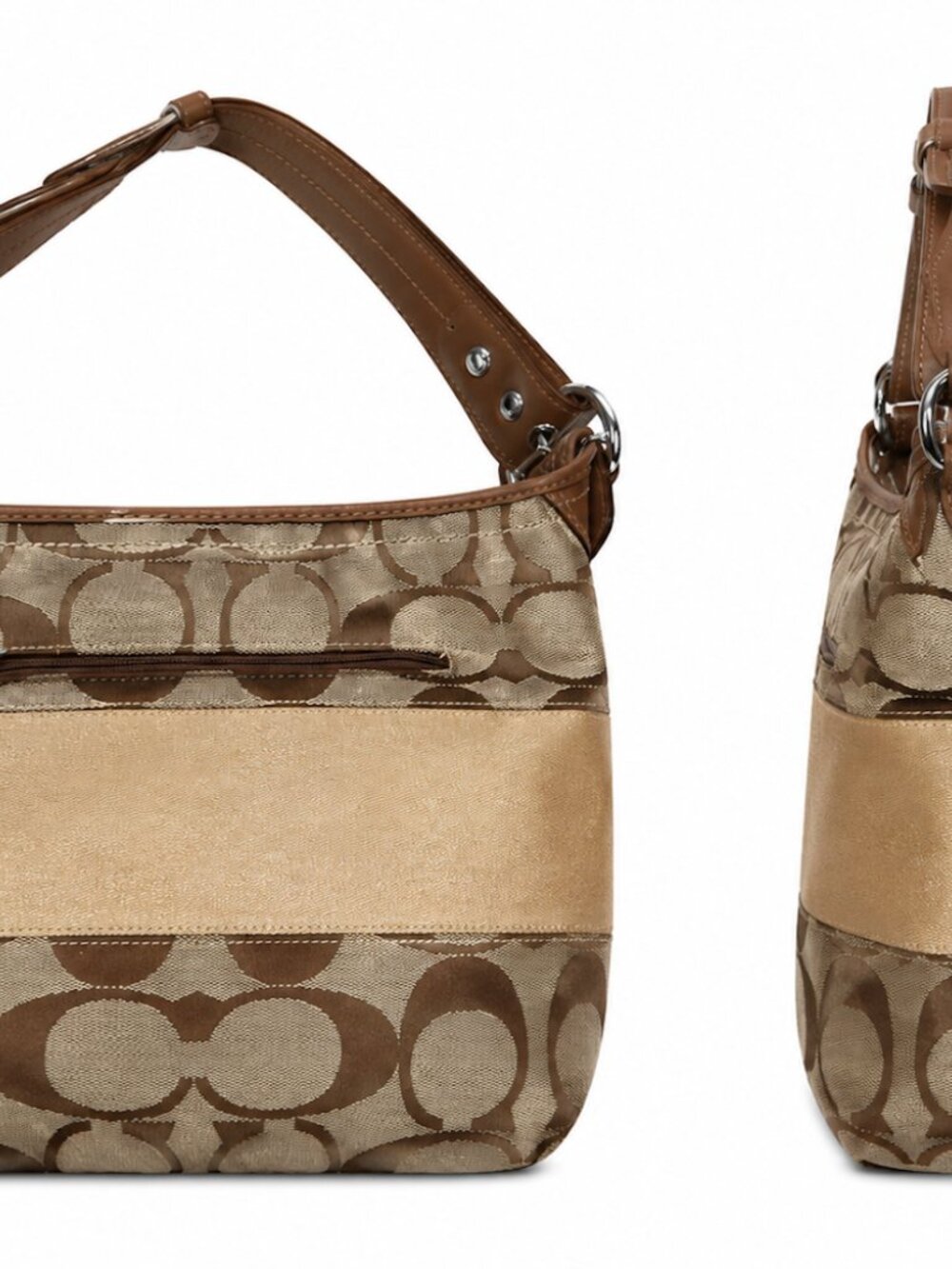Authentic Coach Signature Shoulder Bag - Picture 3 of 4